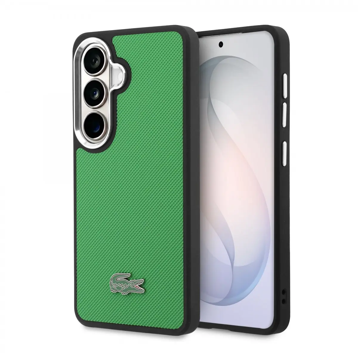 Zadní kryt Lacoste Petit Pique Metal Logo Magnetic pro Samsung Galaxy S26+ Estragon zelený