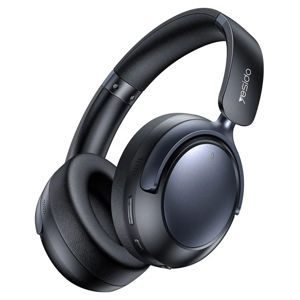 Yesido - Bezdrátová sluchátka (EP07) - s Bluetooth V5.3, Hybridní ANC, ENC, 500mAh - Černá