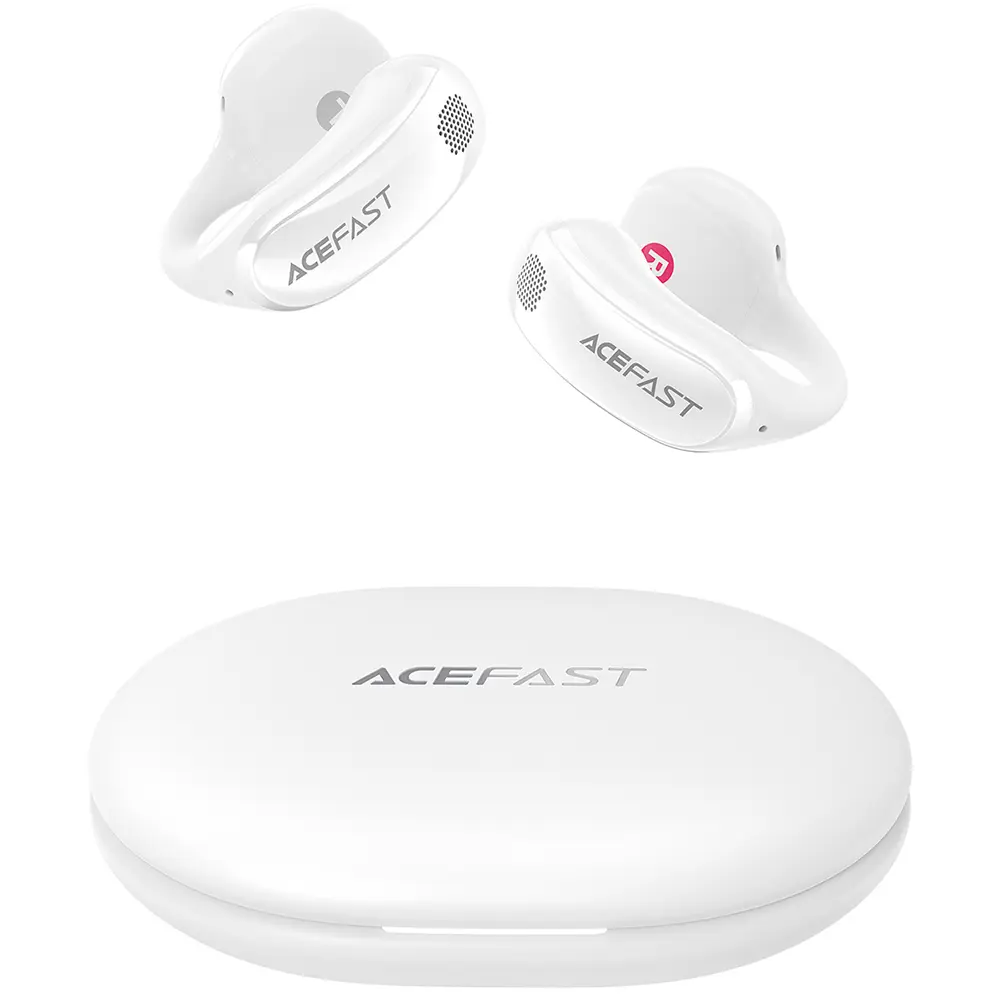 Acefast - Bezdrátová sluchátka Aceclip Pro (FA006) - bílá