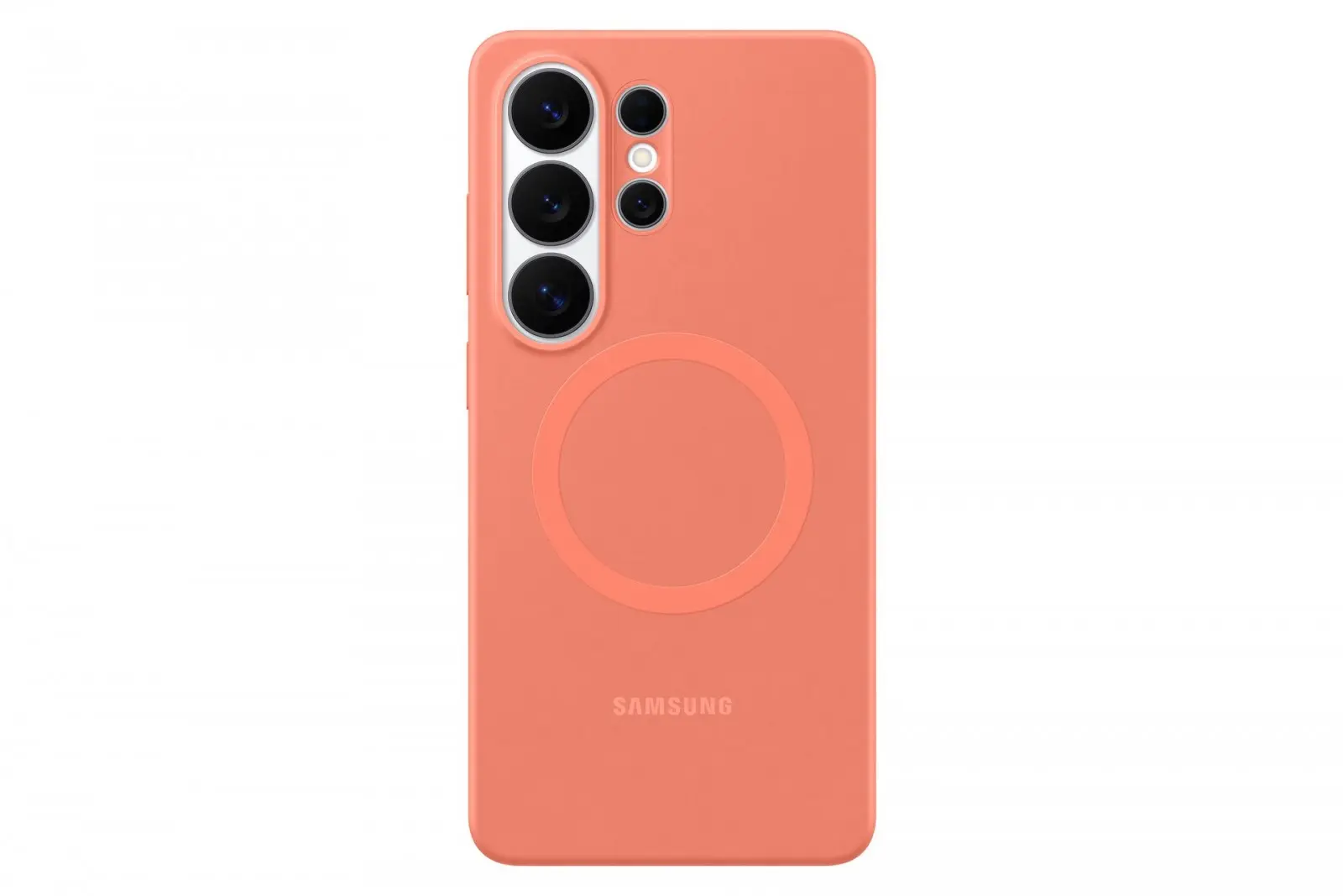 Silikonový magnetický kryt EF-ES948COE Samsung pro Galaxy S26 Ultra Coral Red