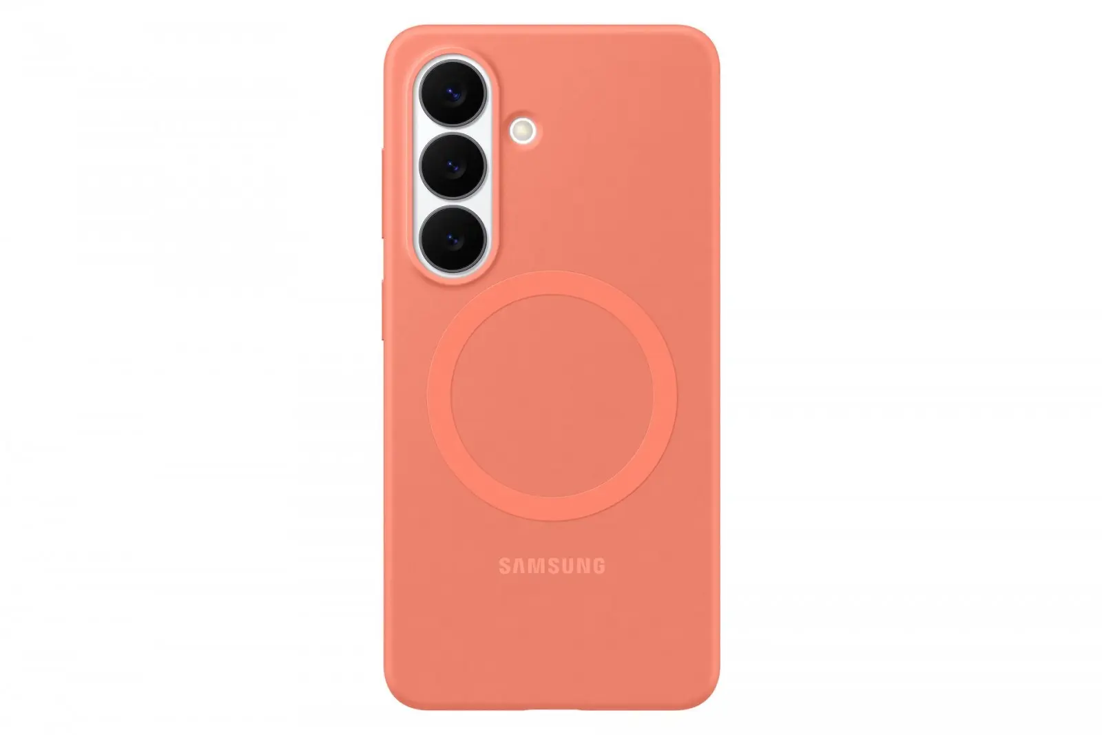 Silikonový magnetický kryt EF-ES942COE Samsung pro Galaxy S26 Coral Red