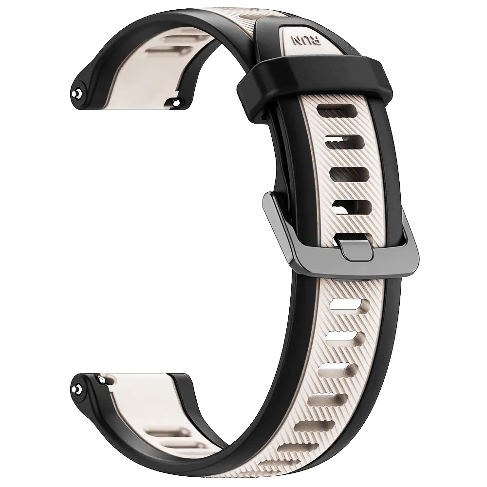Techsuit - Řemínek na hodinky 20mm (W053) - Samsung Galaxy Watch 4/5/Active 2 - béžový