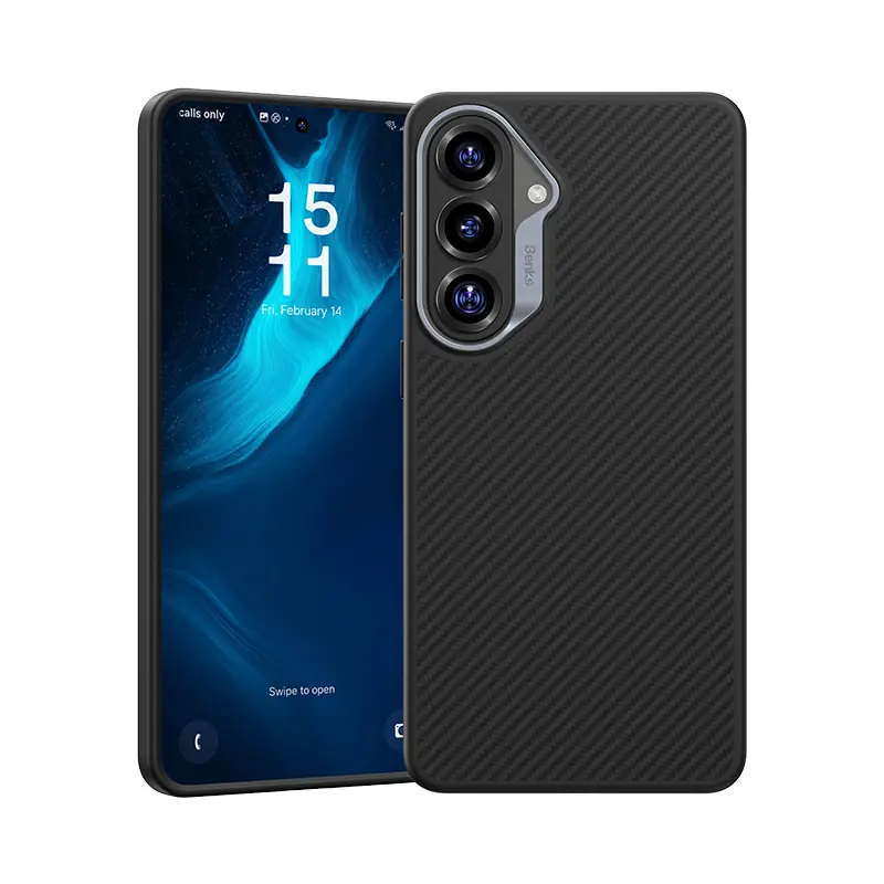Kevlarový kryt Benks Magnetic Armor Pro Metal Frame 600D pro Samsung Galaxy S26 Plus černý