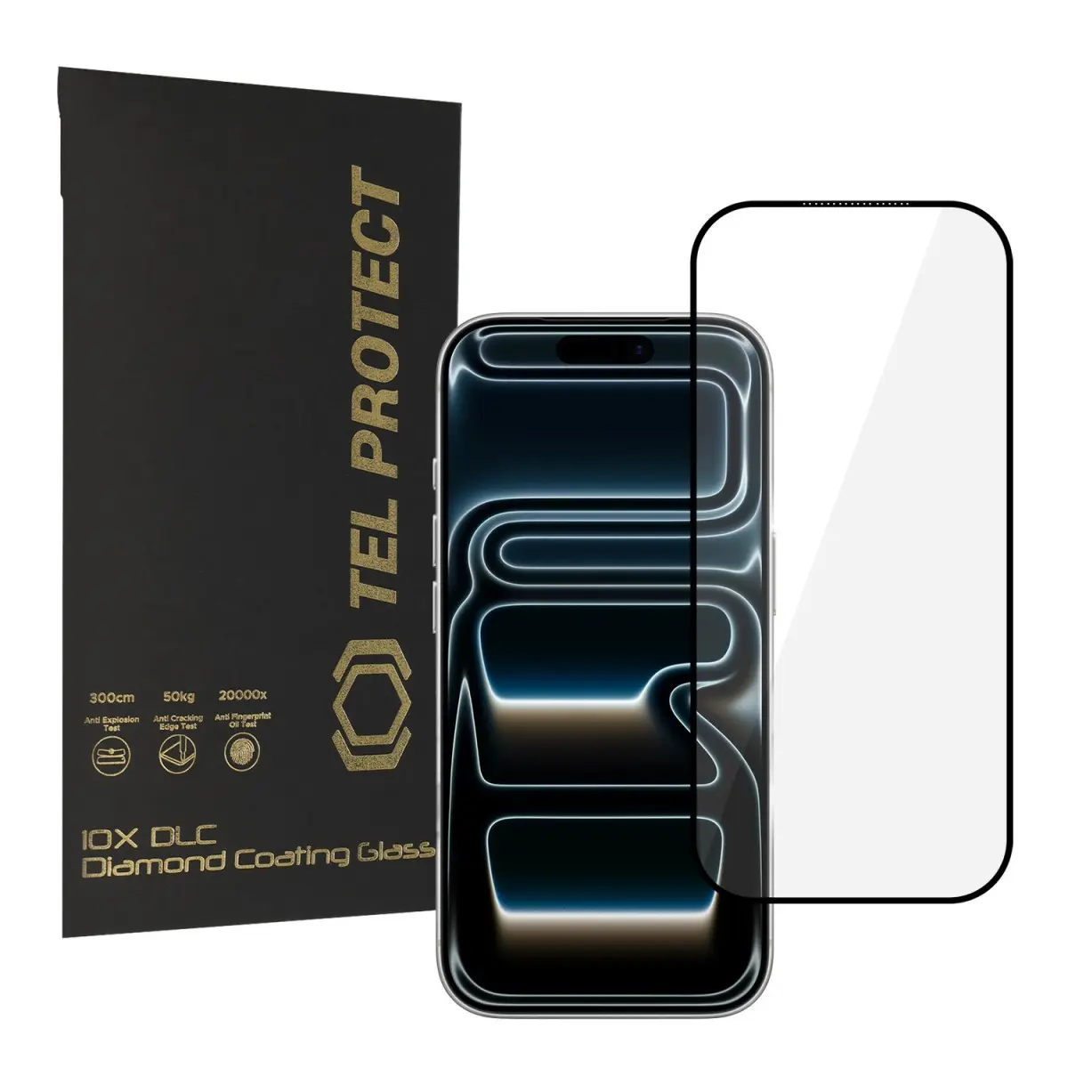 Ochranné tvrzené sklo Tel Protect 10X HD DLC Diamond Coating pro iPhone 17 Pro Max