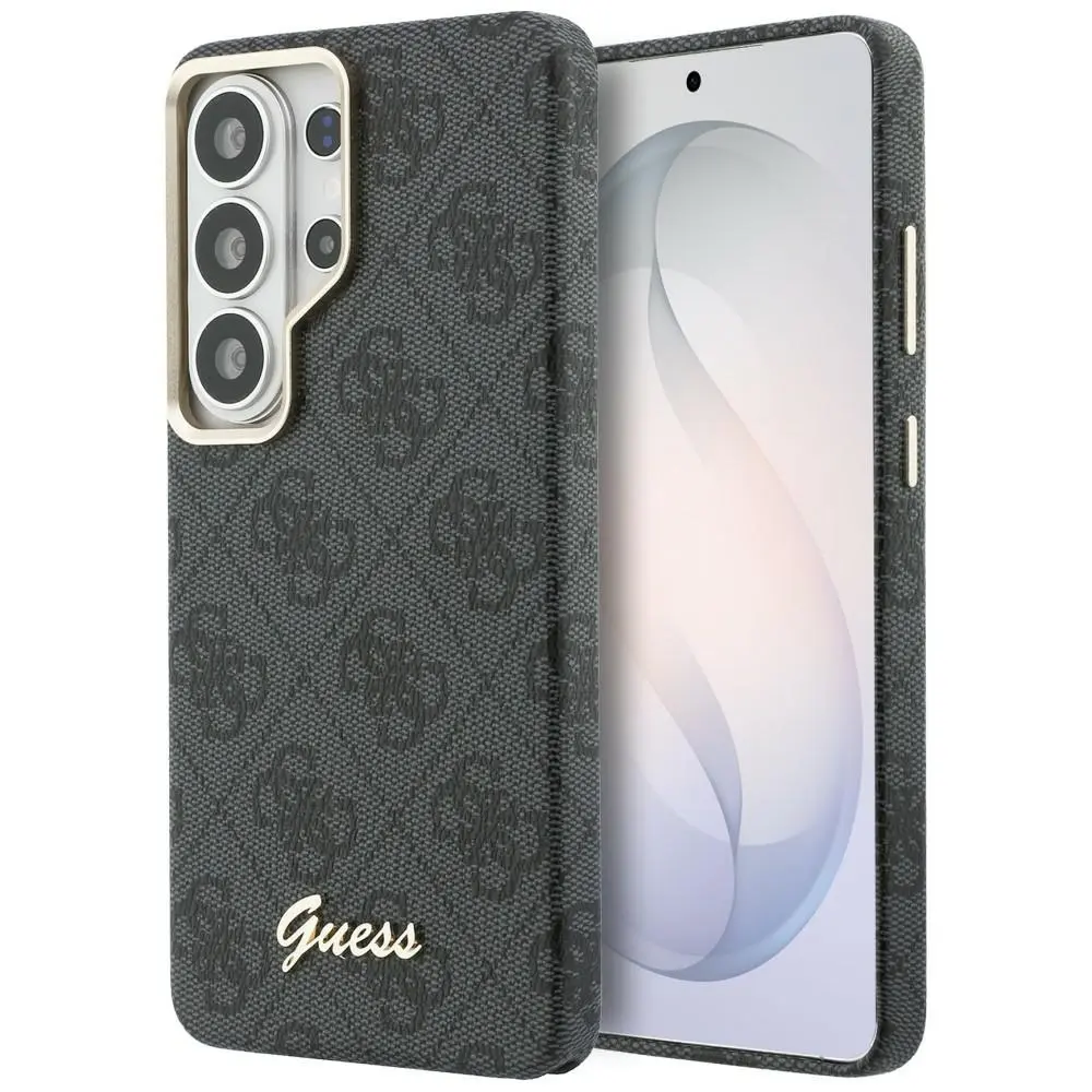 Guess - 4G Script MagSafe (GUHMS26L5P4FWMSK) - Samsung Galaxy S26 Ultra - Černá