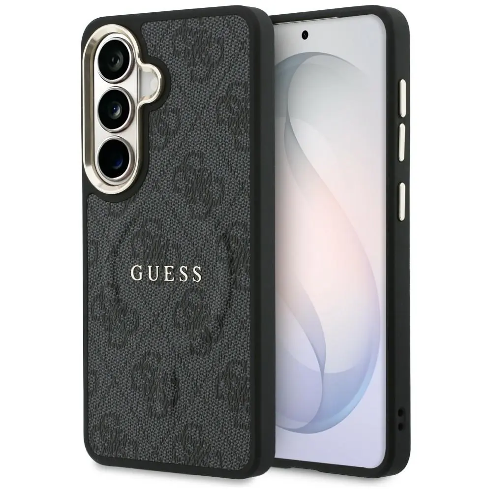 Guess - 4G Embossed Ring MagSafe (GUHMS26SP4MSEGCK) - Samsung Galaxy S26 - Černá