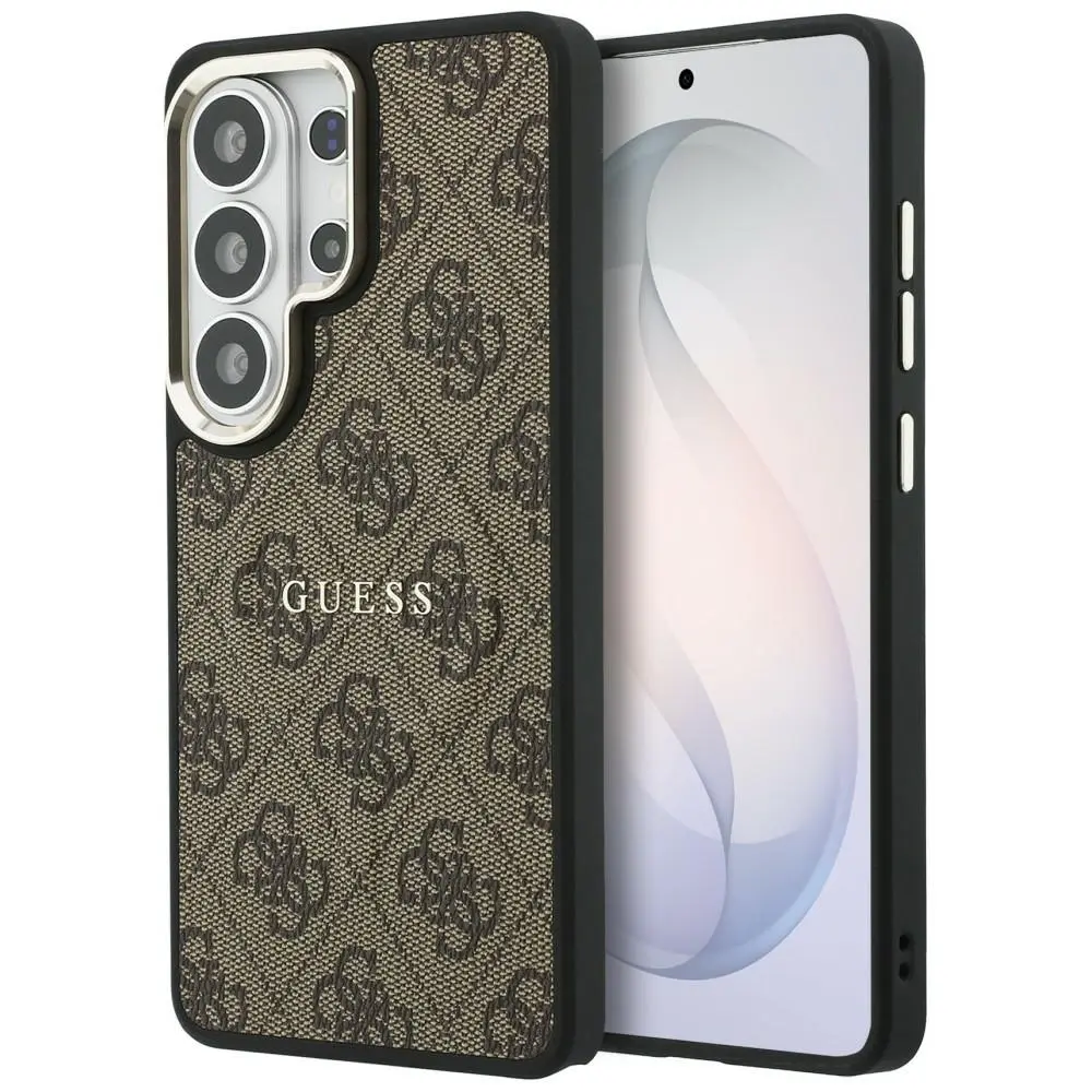 Guess - 4G Embossed Ring MagSafe (GUHMS26LP4MSEGCW) - Samsung Galaxy S26 Ultra - Hnědá