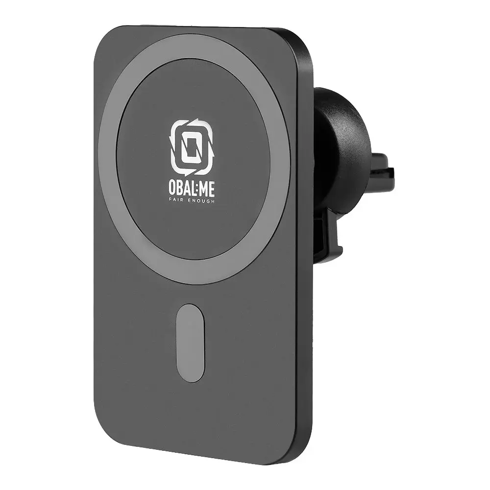 OBAL:ME MagNetix Plate Bezdrátový Nabíjecí Držák do Auta 15W Black OMMCHPB