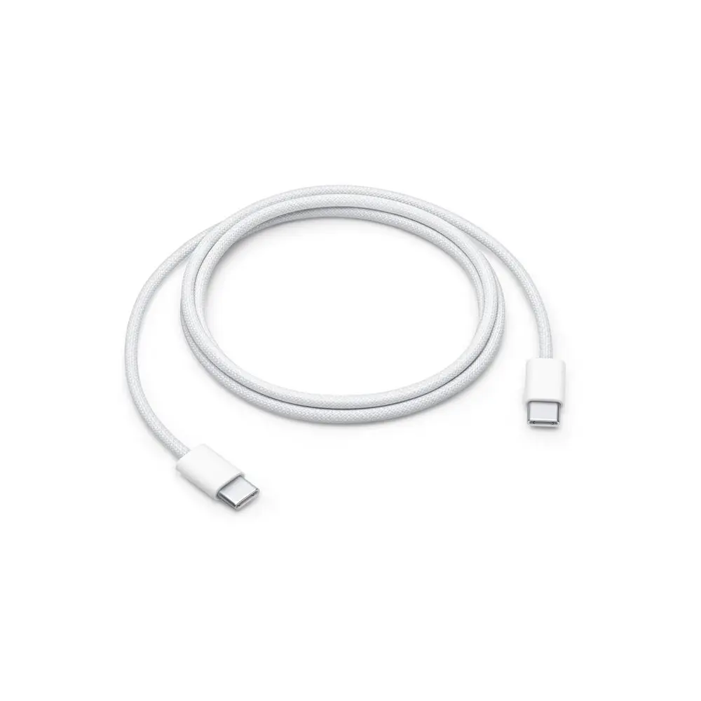 Datový kabel Apple MM093ZM/A iPhone USB-C/USB-C 60W Pletený 1m bílý (Bulk)