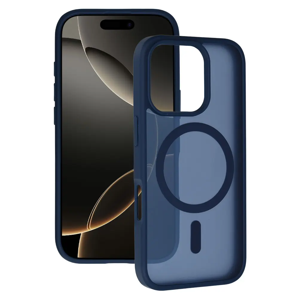 Kryt Tel Protect Aura Matte MagSafe pro iPhone 16 Pro Max tmavě modrý