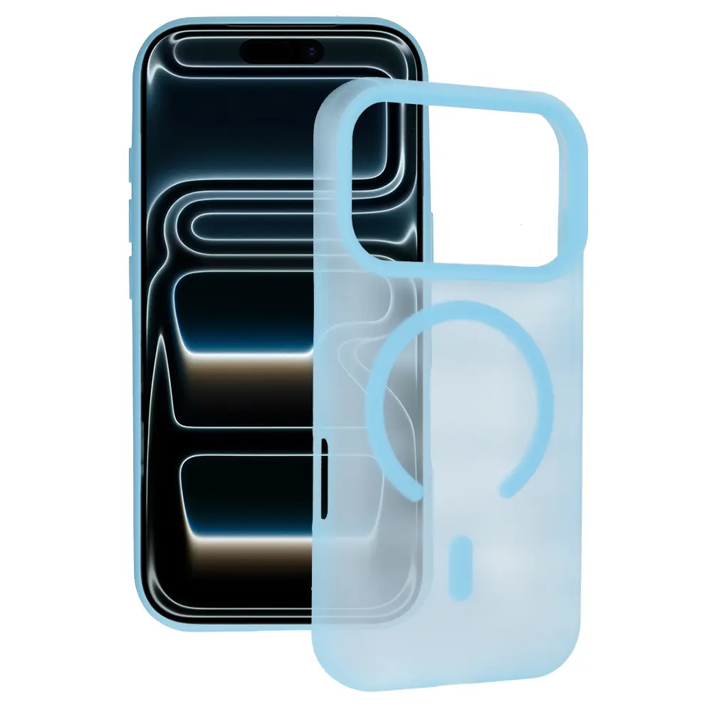 Kryt Tel Protect Mist Matte MagSafe pro iPhone 17 Pro Max světle modrý