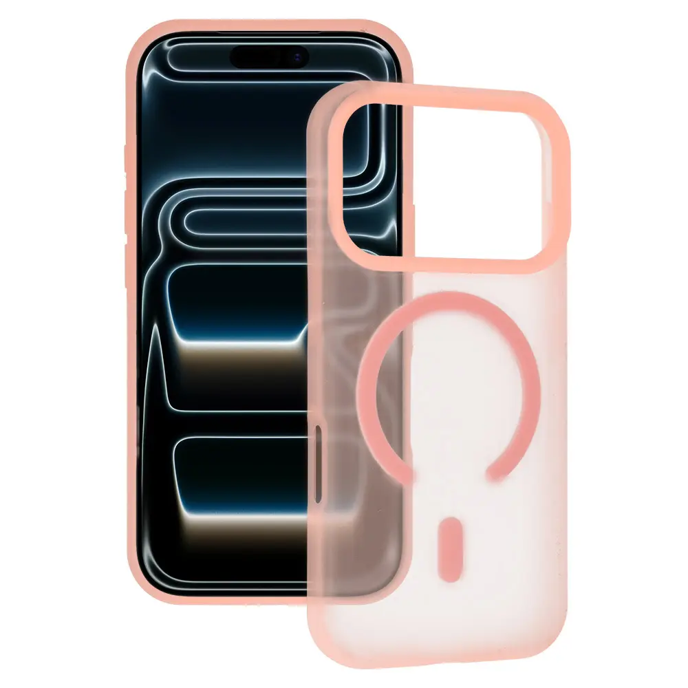 Kryt Tel Protect Mist Matte MagSafe pro Apple iPhone 17 Pro Max růžovo oranžový