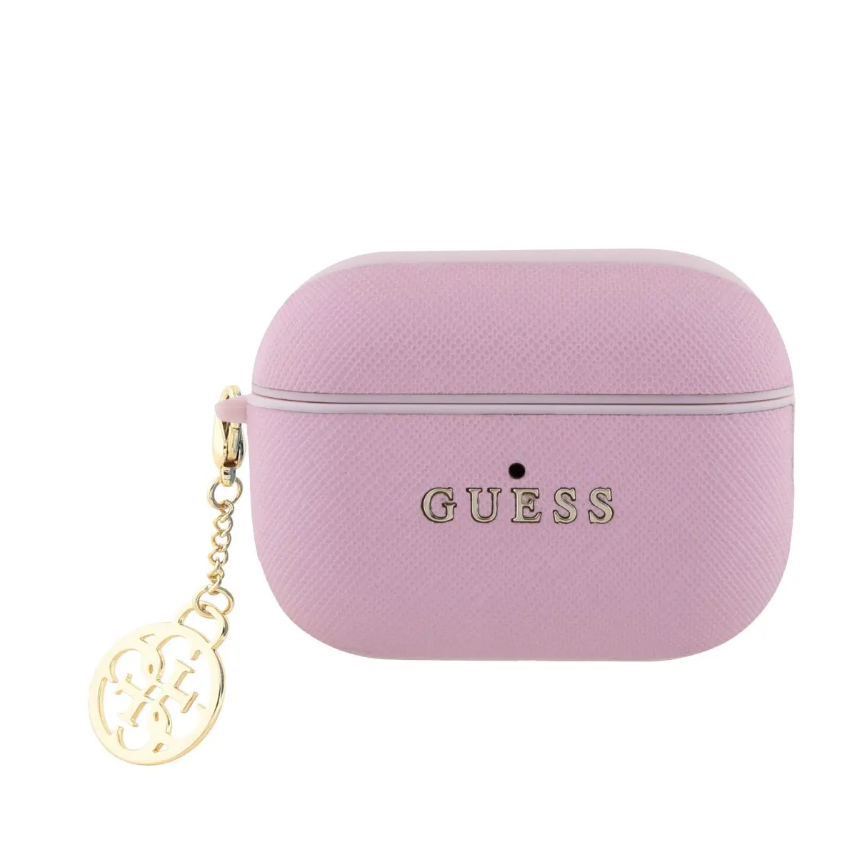 Guess Saffiano 4G Charm Pouzdro pro AirPods Pro 2 Pink GUOAP2SAC4GMP