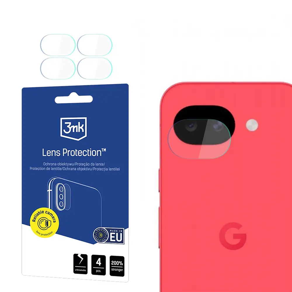 3mk - ochrana čoček fotoaparátu (4 ks) pro Google Pixel 10a - čirá