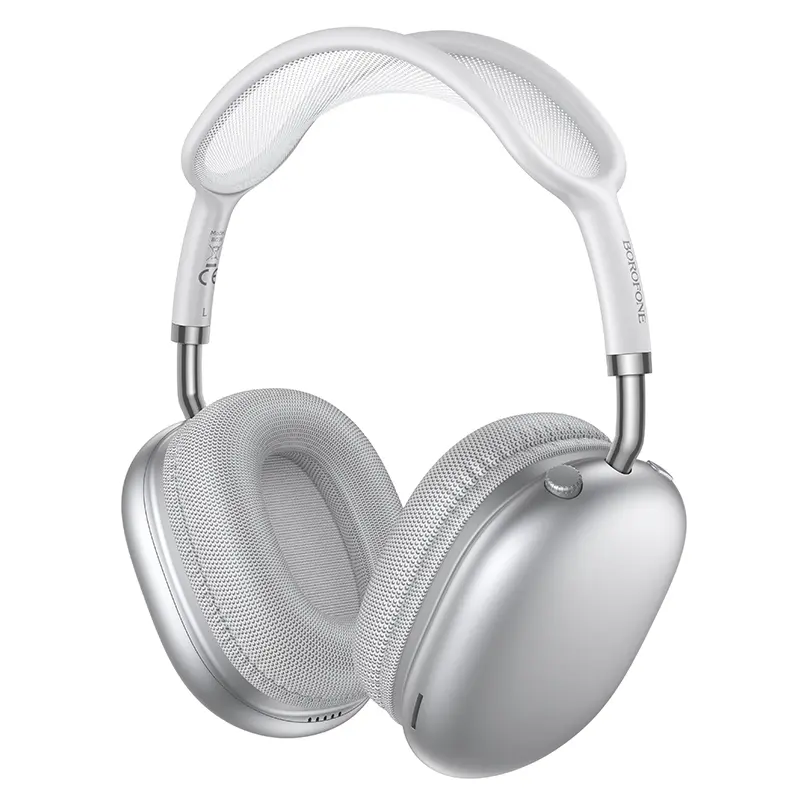 Bluetooth sluchátka Borofone BO36 Tone stříbrná