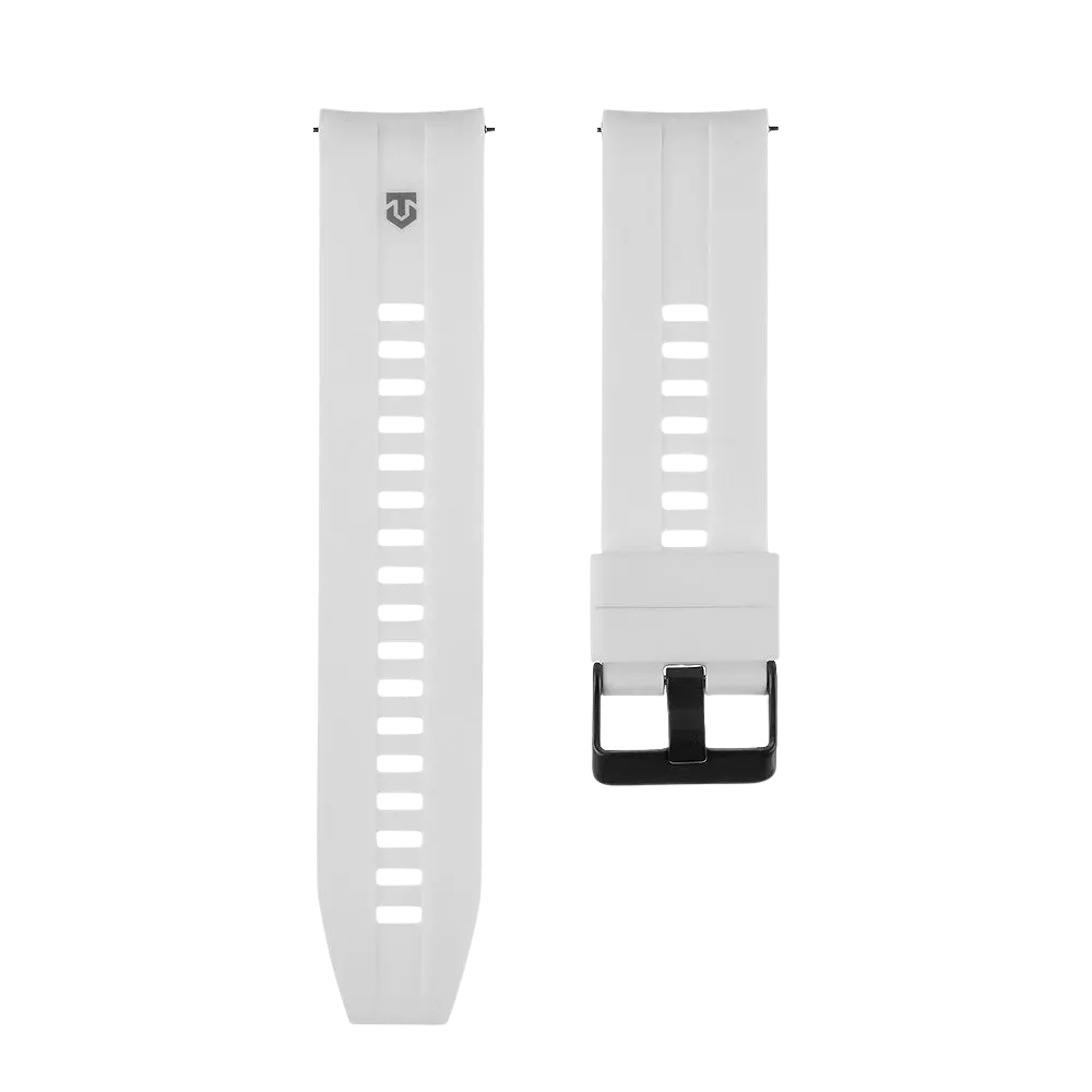 Silikonový řemínek Tactical Quick Release 24mm bílý