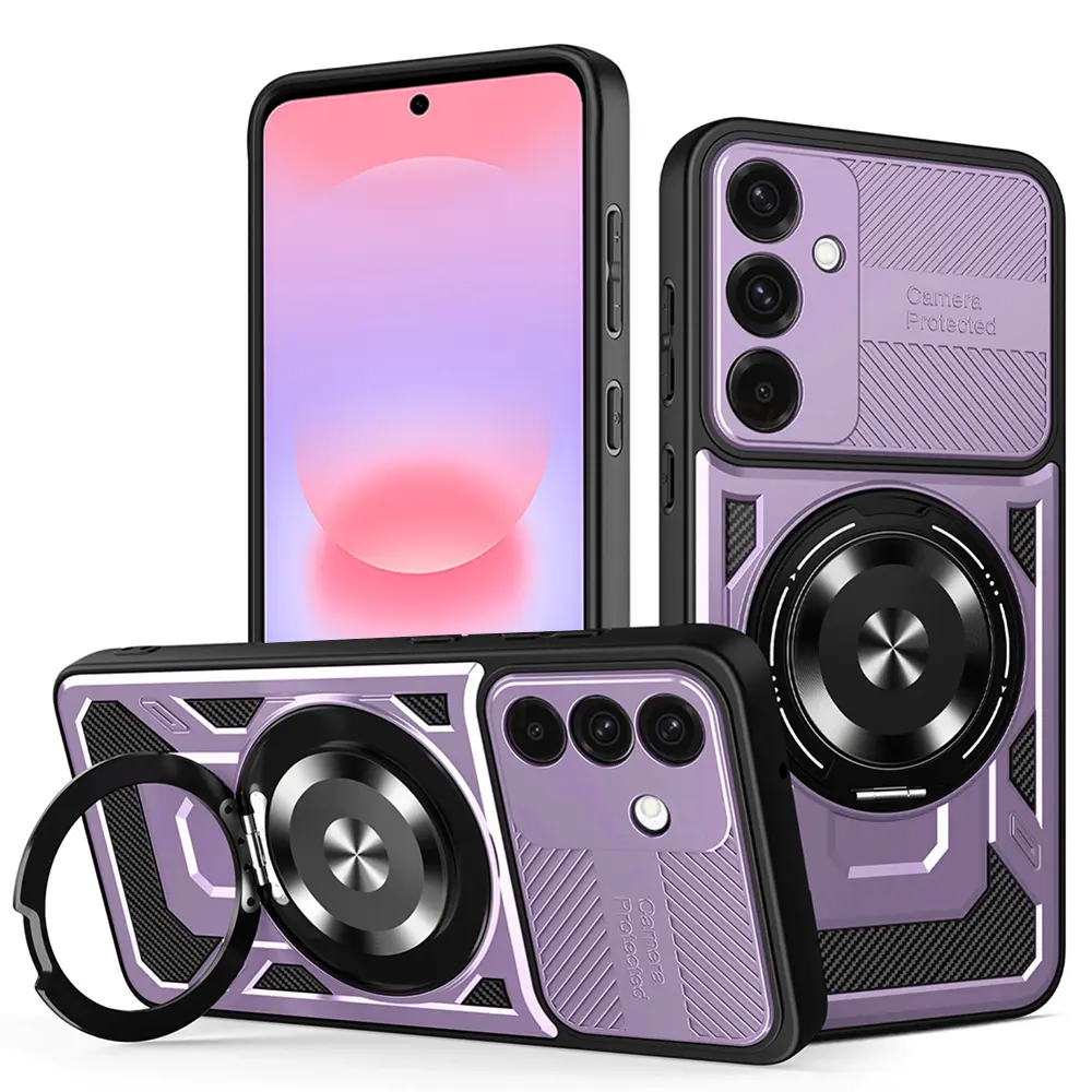 Techsuit - RuggedCam pouzdro pro Samsung Galaxy A37 5G - fialové