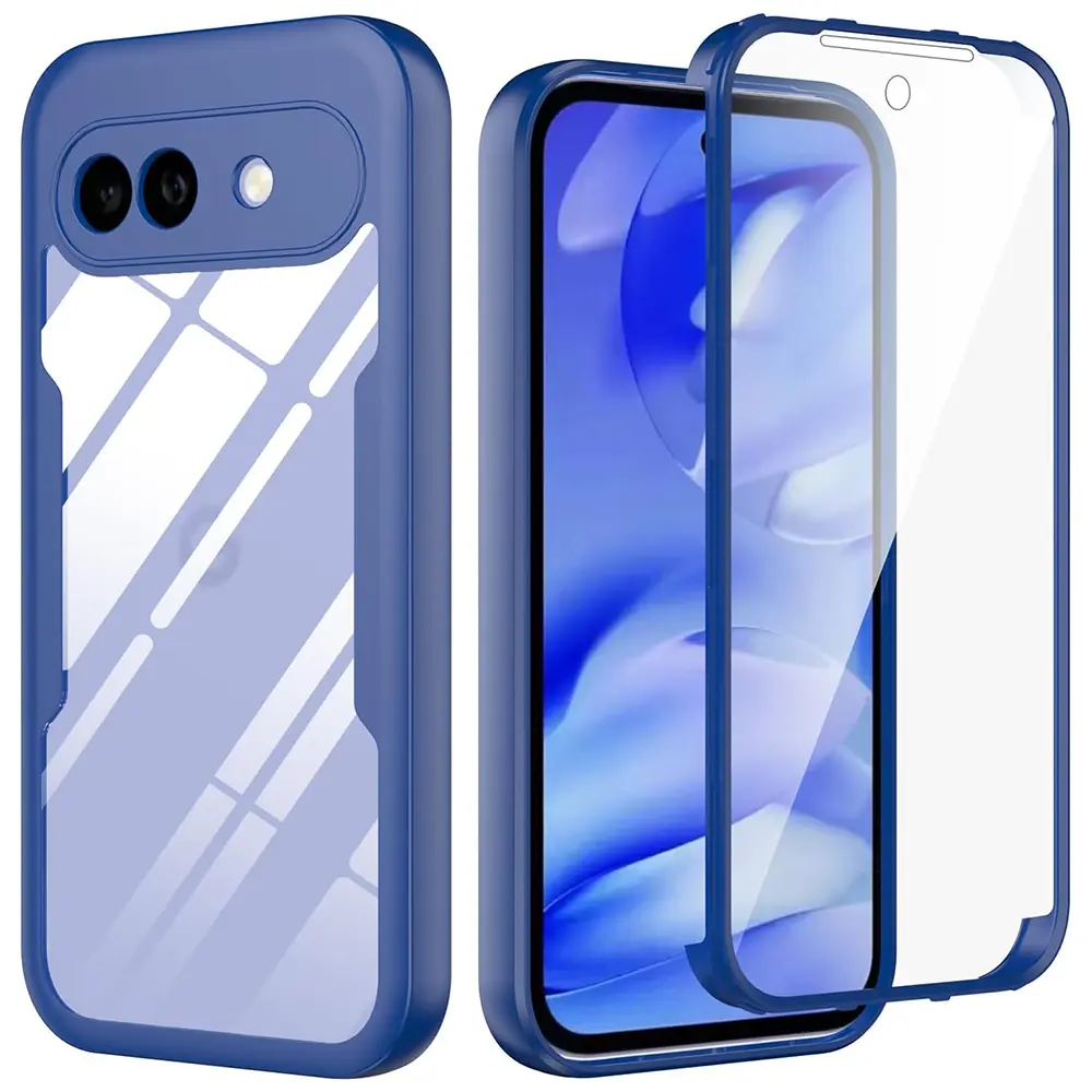 Kryt se sklem Techsuit ColorVerse 360 Series - Google Pixel 10a modrý