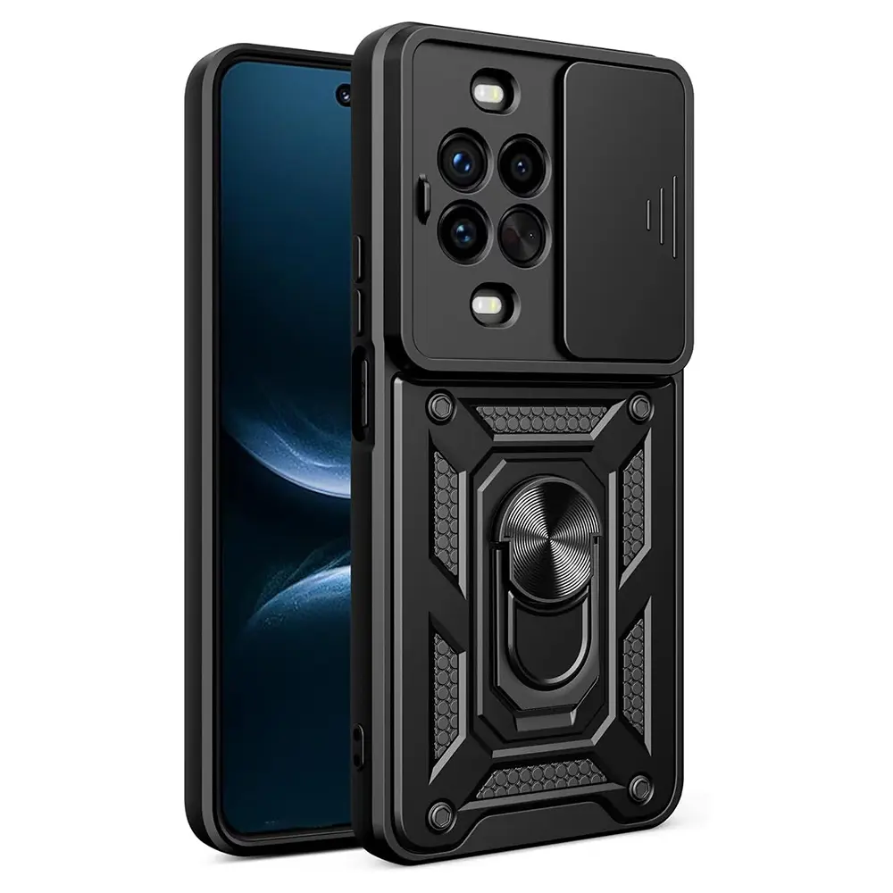 Techsuit - CamShield Series pouzdro s krytkou fotoaparátu pro Huawei nova 14 Pro - černé