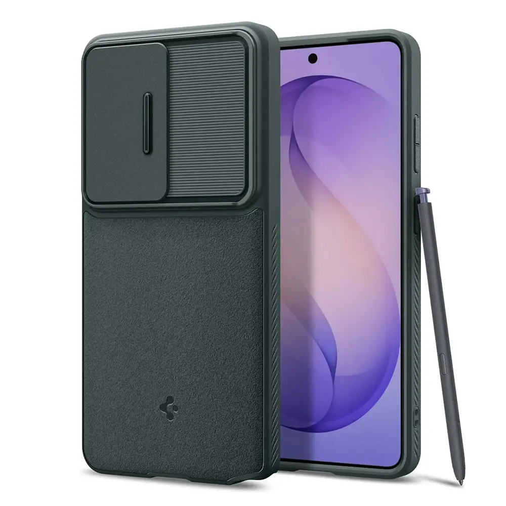 Kryt Spigen - Optik Armor (ACS10688) - Samsung Galaxy S26 Ultra hlubinně zelený