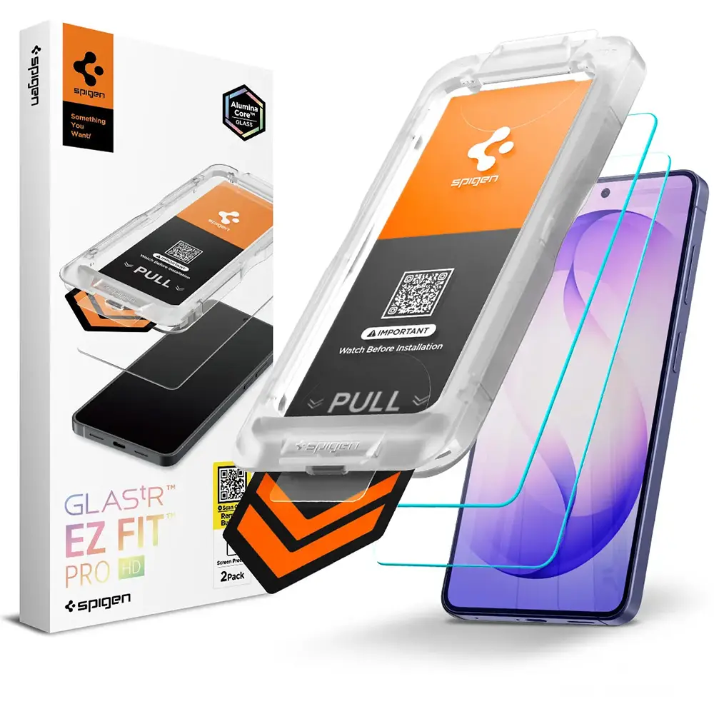Tvrzené sklo Spigen - (2 pack) Glas.tR EZ-FIT Pro HD (AGL11084) - Samsung Galaxy S26 Plus čiré
