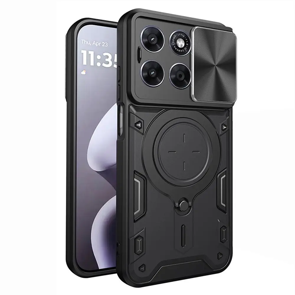Kryt Techsuit CamGuard Pro pro Motorola Moto G77 / G67 černý