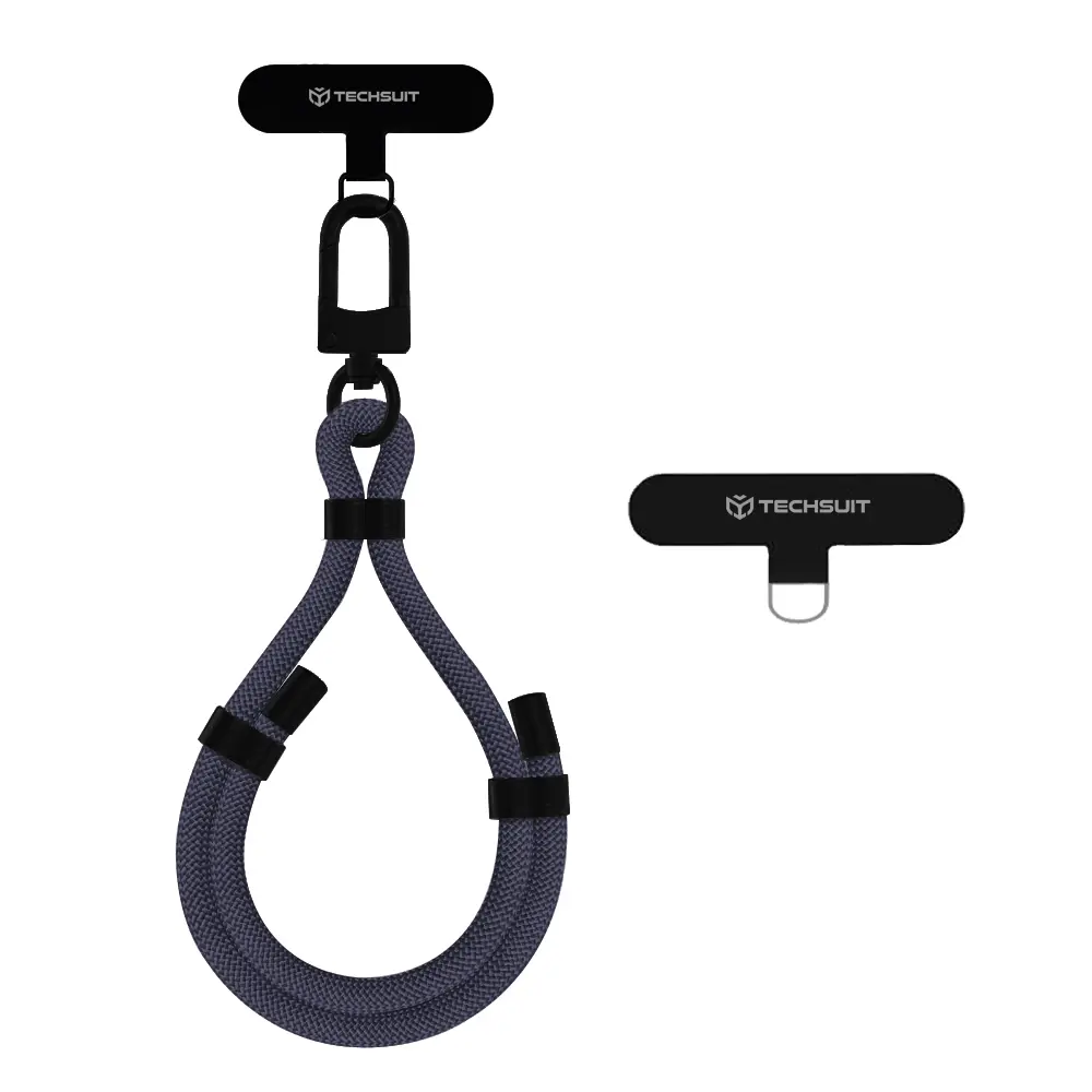 Šňůrka na ruku Techsuit Rope Wrist Strap (RWS1-01) univerzální kovově šedá