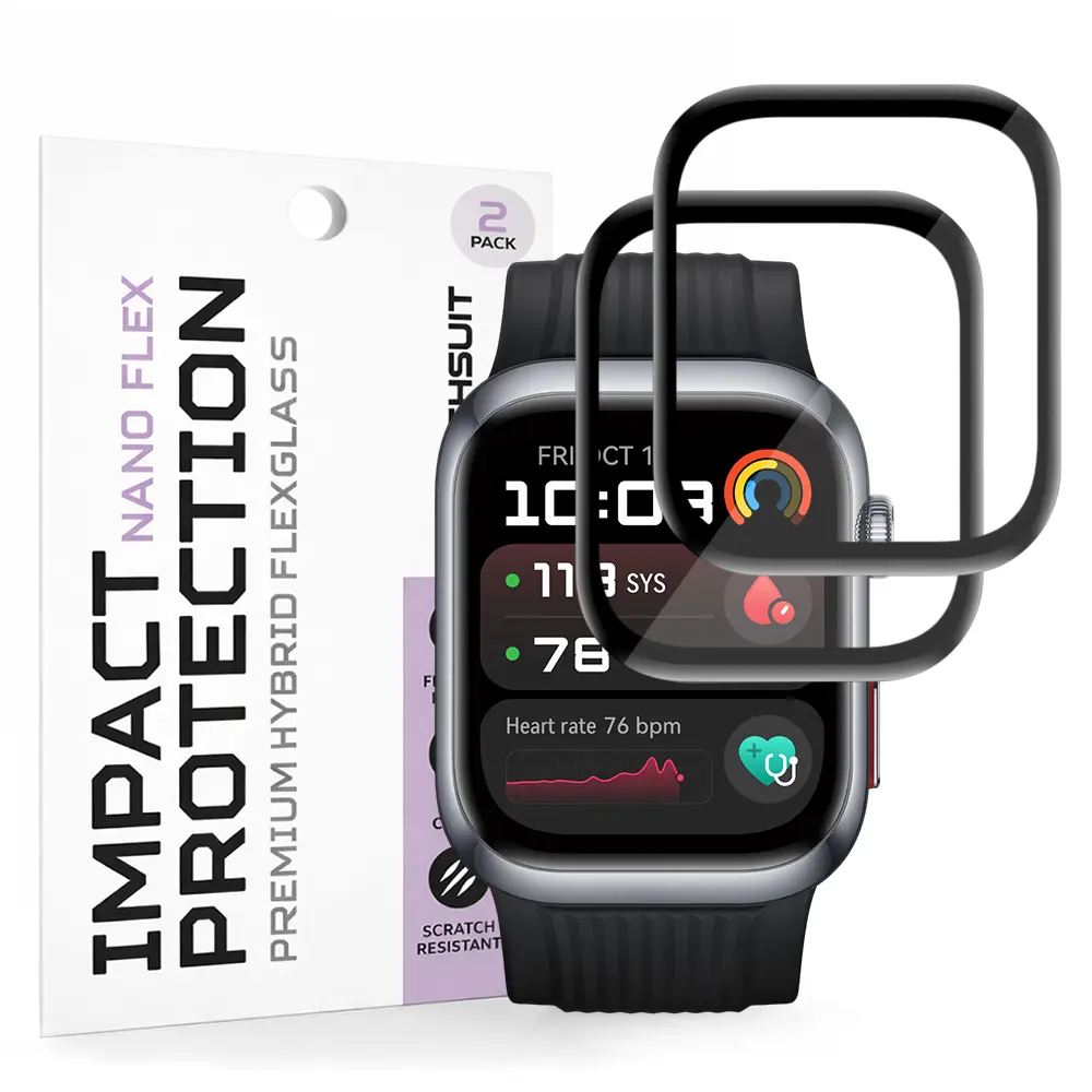 Techsuit Nano Flex, Huawei Watch D2, 2 kusy, černé