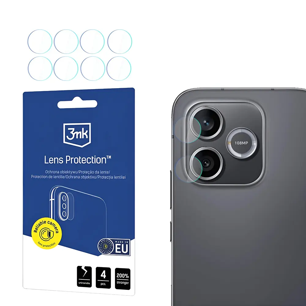 Ochranné sklo 3mk Lens Protection 4 pack Honor 600 Lite průhledné