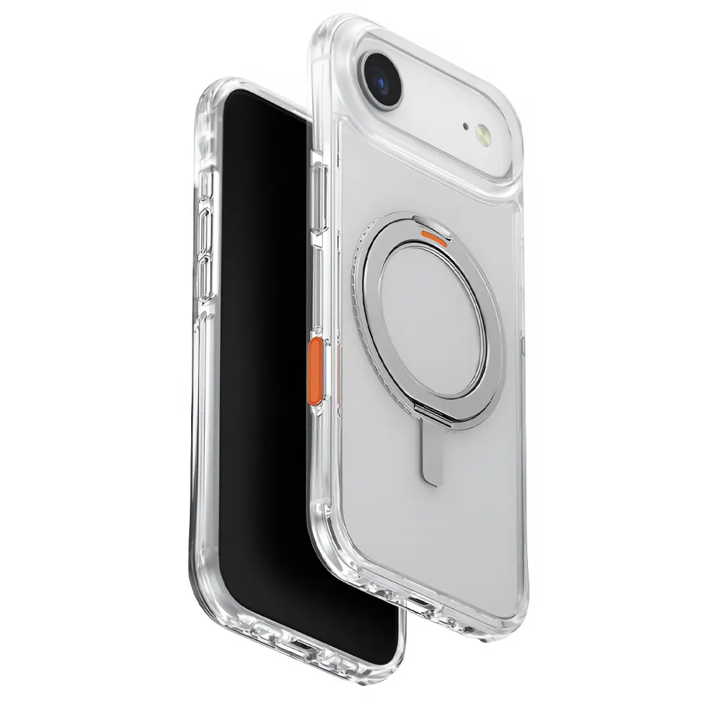 Kryt UNIQ Swivix 360° Kickstand iPhone 17 Air stříbrný