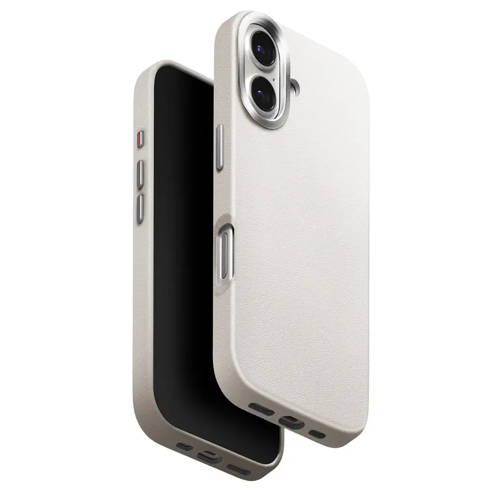 Kryt UNIQ Lyden Leatherette iPhone 17 šedý
