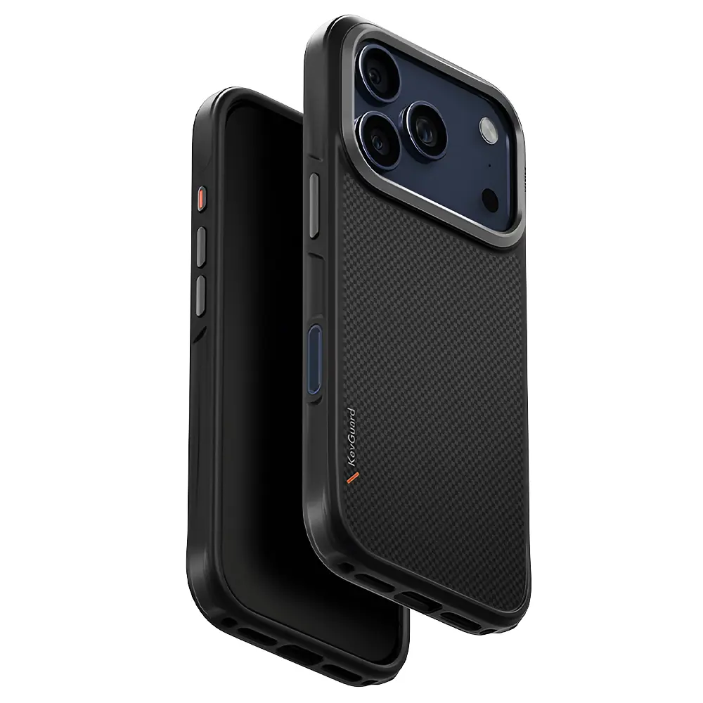Kryt UNIQ Keva Aramid iPhone 17 Pro černý