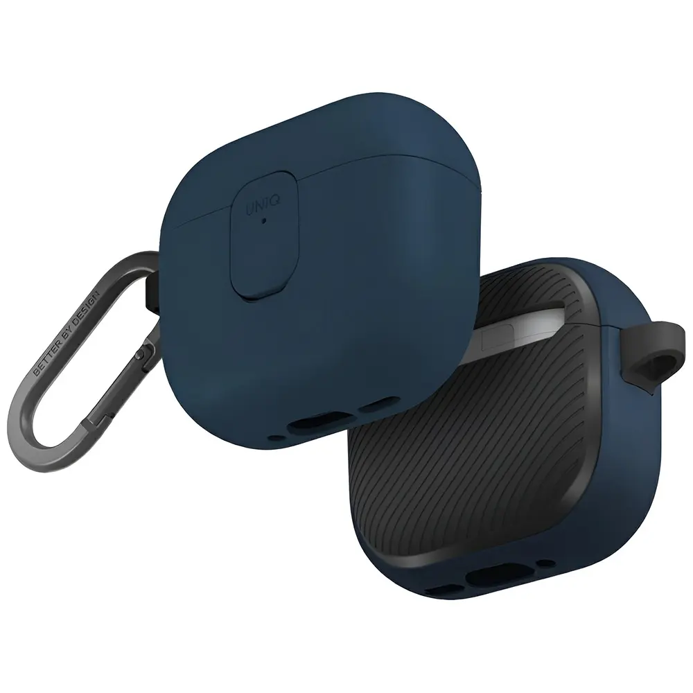 Kryt UNIQ Clyde Series AirPods 4 modročerný
