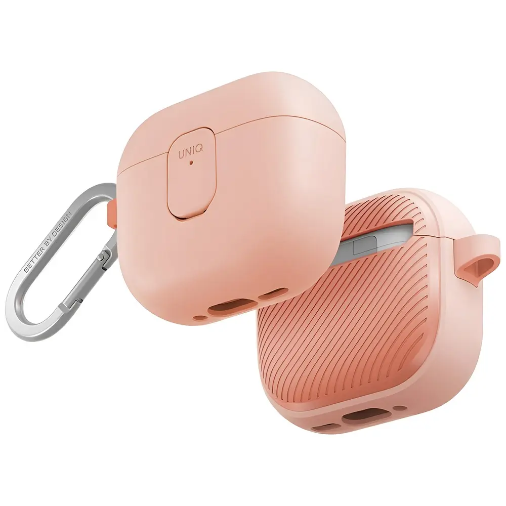 UNIQ - Clyde Series pouzdro pro Apple AirPods 4 - korálové