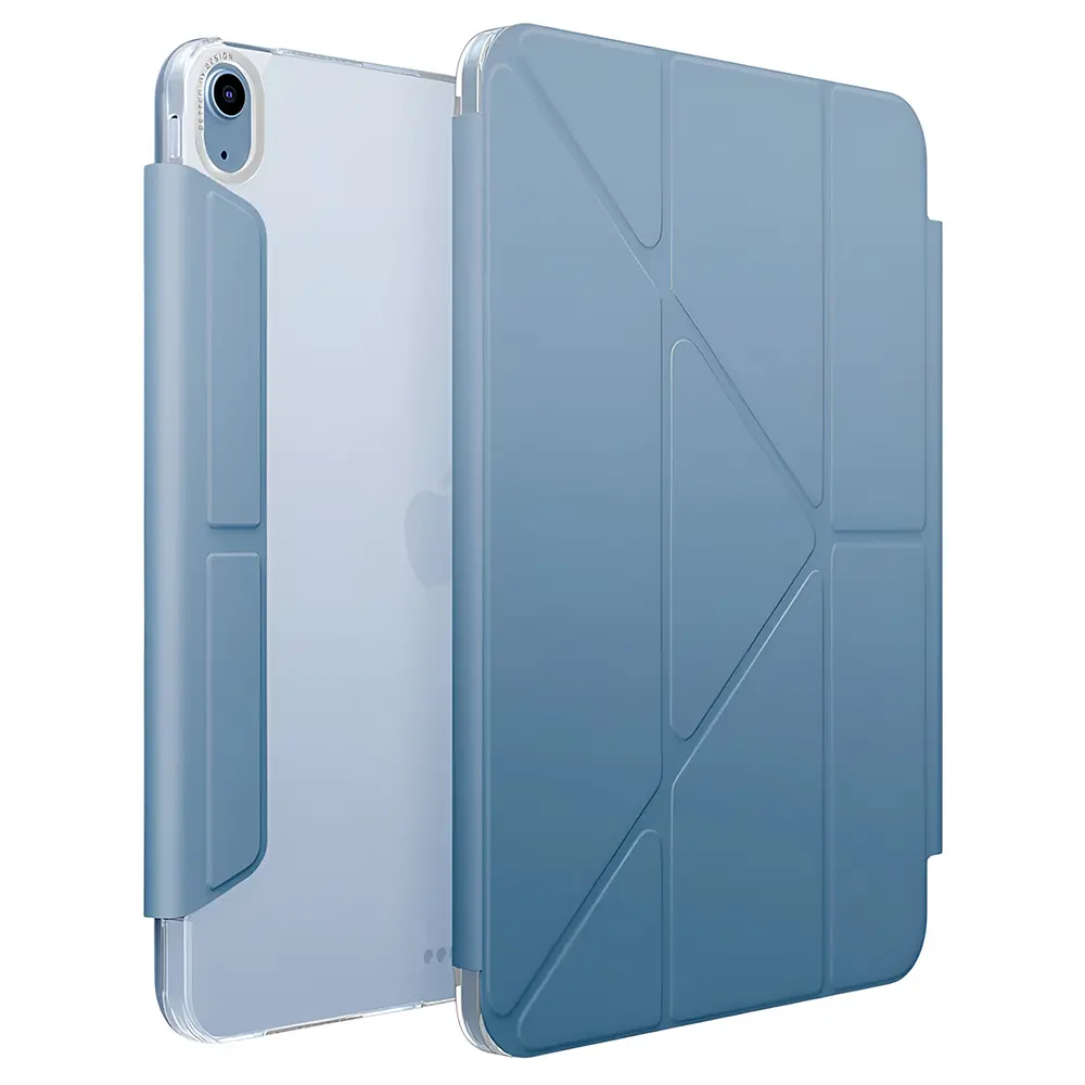 UNIQ - Camden Click obal pro iPad Air 4 (2020) / Air 5 (2022) / Air 11 (2024) / Air 11 (2025) / Air 11 (2026) - modro-šedý