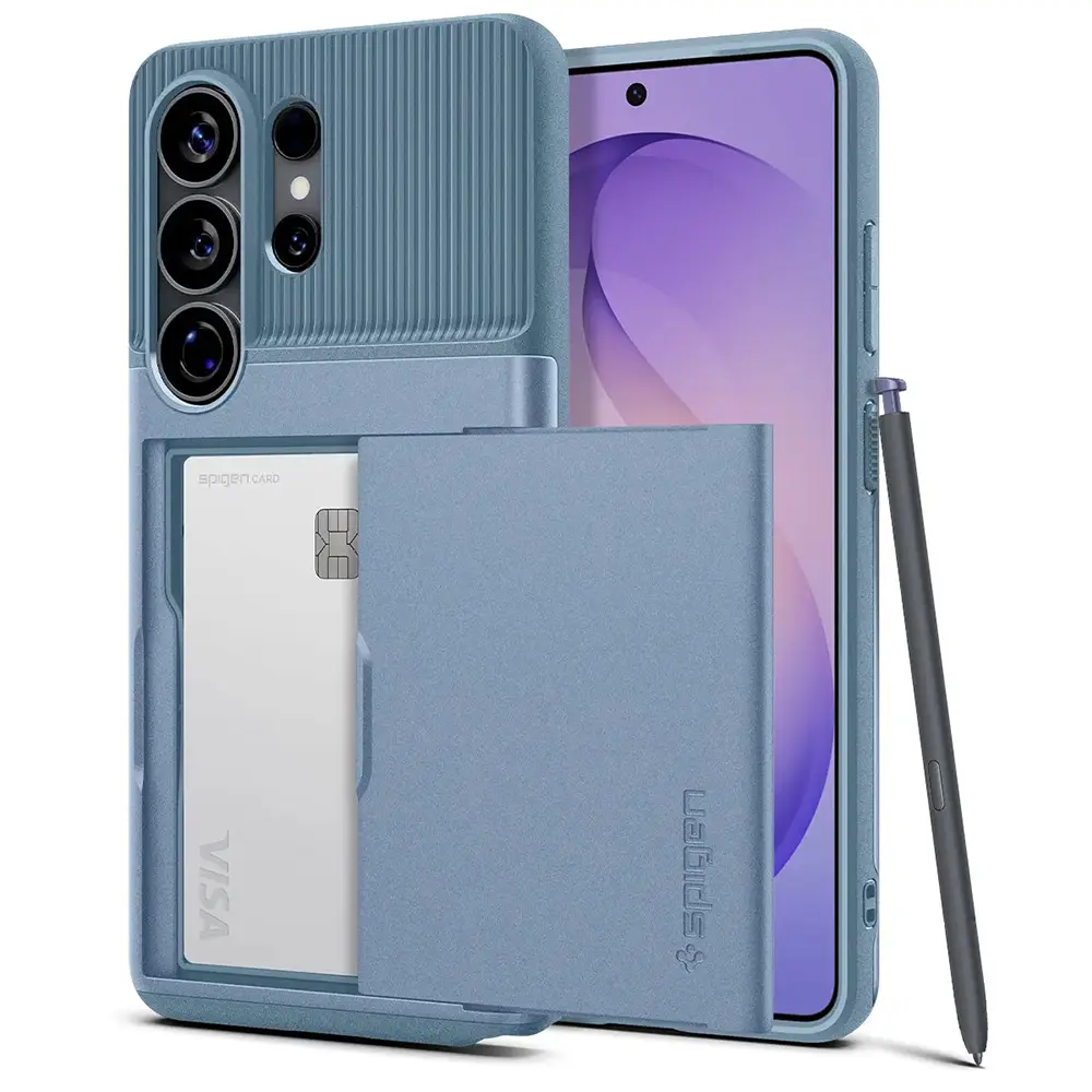 Kryt Spigen Slim Armor CS pro Samsung Galaxy S26 Ultra světle modrý