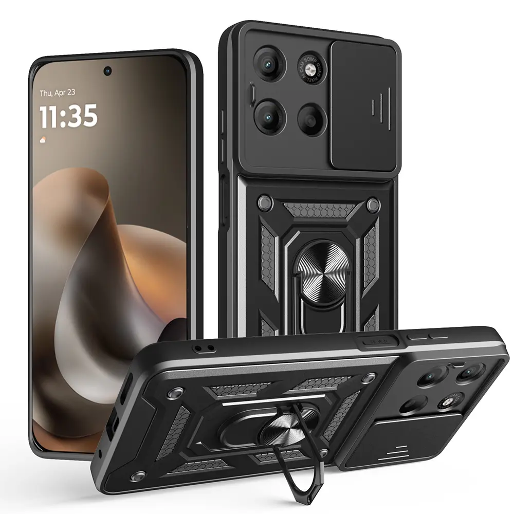 Techsuit CamShield, Motorola Moto G77 / G67, černý