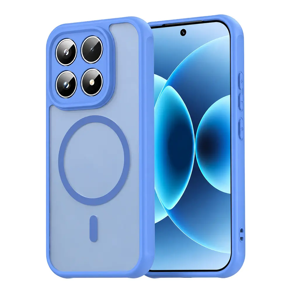 Kryt Techsuit HaloFrost II MagSafe pro Xiaomi 17 světle modrý