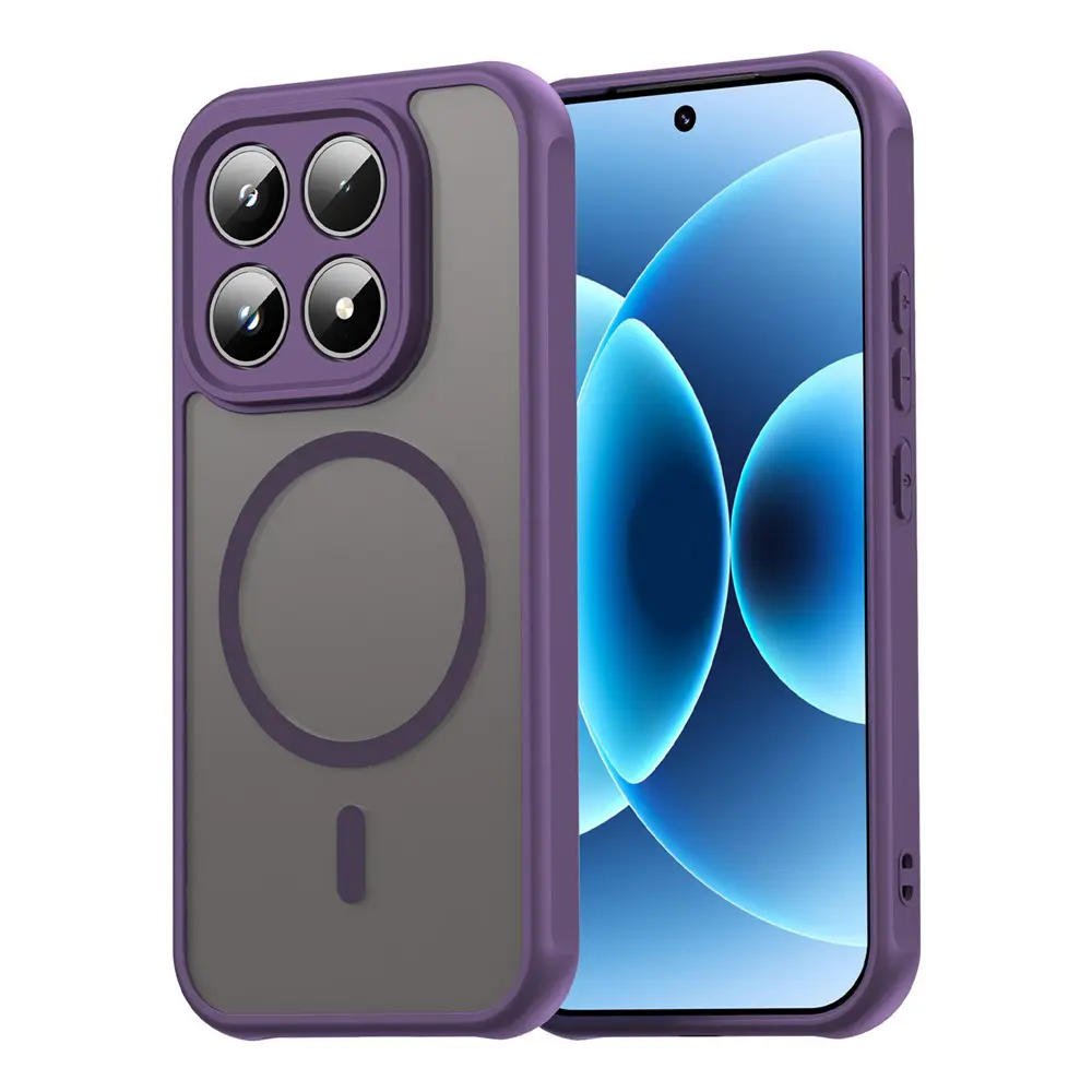 Kryt Techsuit HaloFrost II MagSafe pro Xiaomi 17 fialový