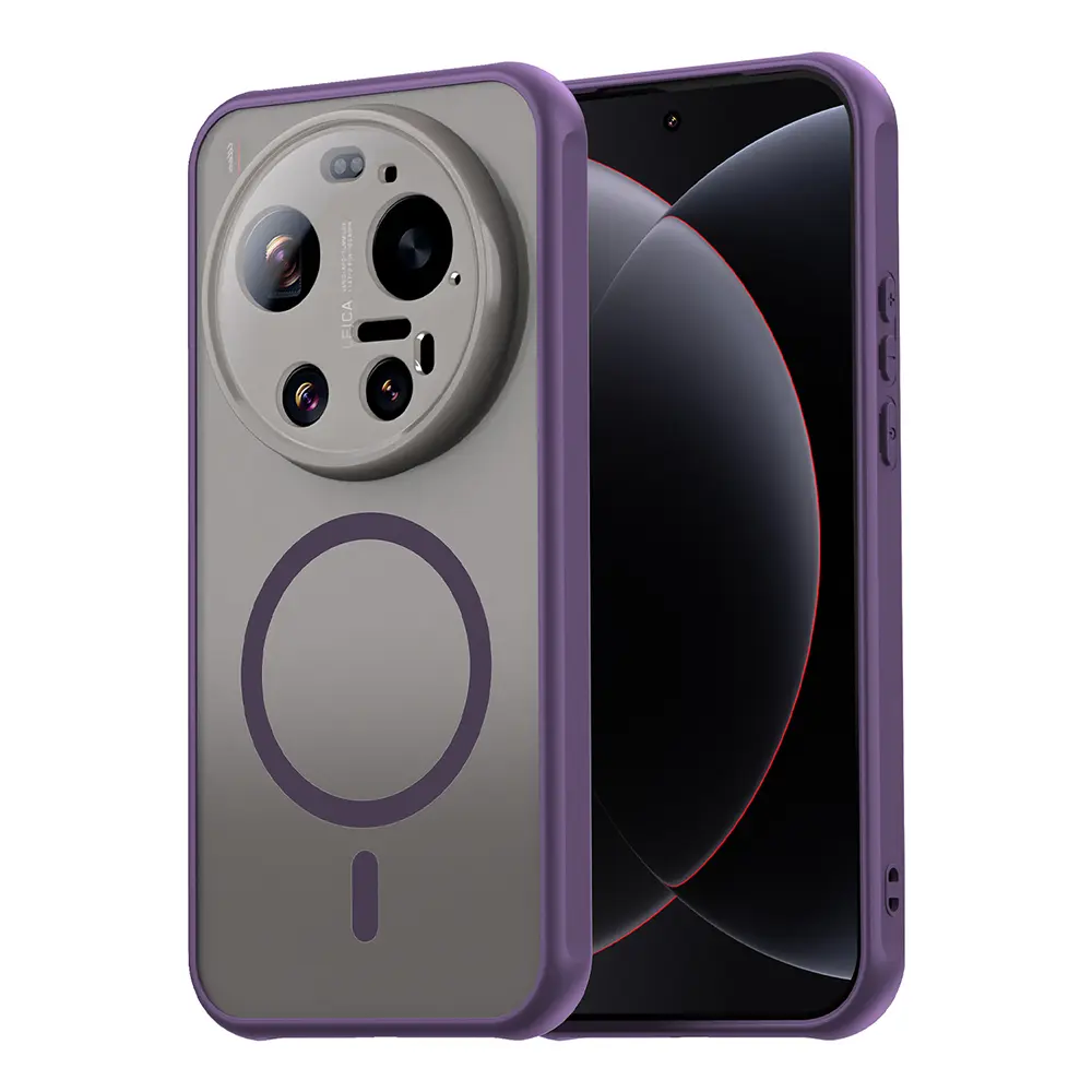 Kryt Techsuit HaloFrost II MagSafe pro Xiaomi 17 Ultra fialový