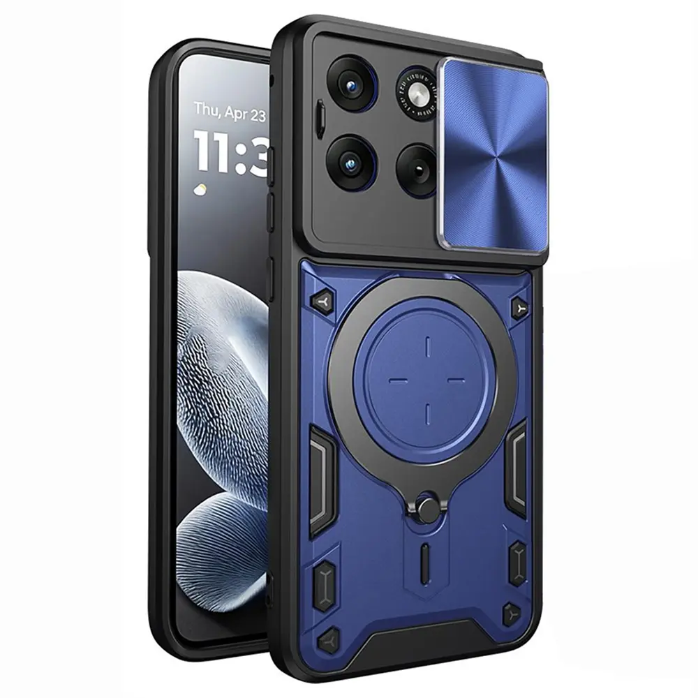 Ochranný kryt Techsuit CamGuard Pro pro Motorola Edge 70 Fusion modrý