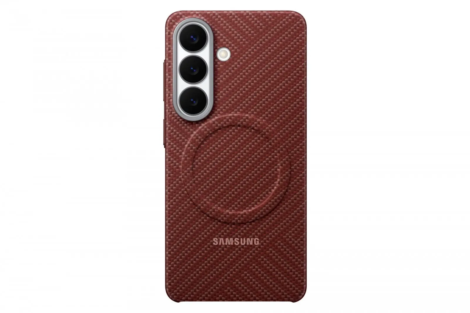 Kryt magnetický Samsung Carbon (EF-KS942SRE) pro Galaxy S26 korálově červený