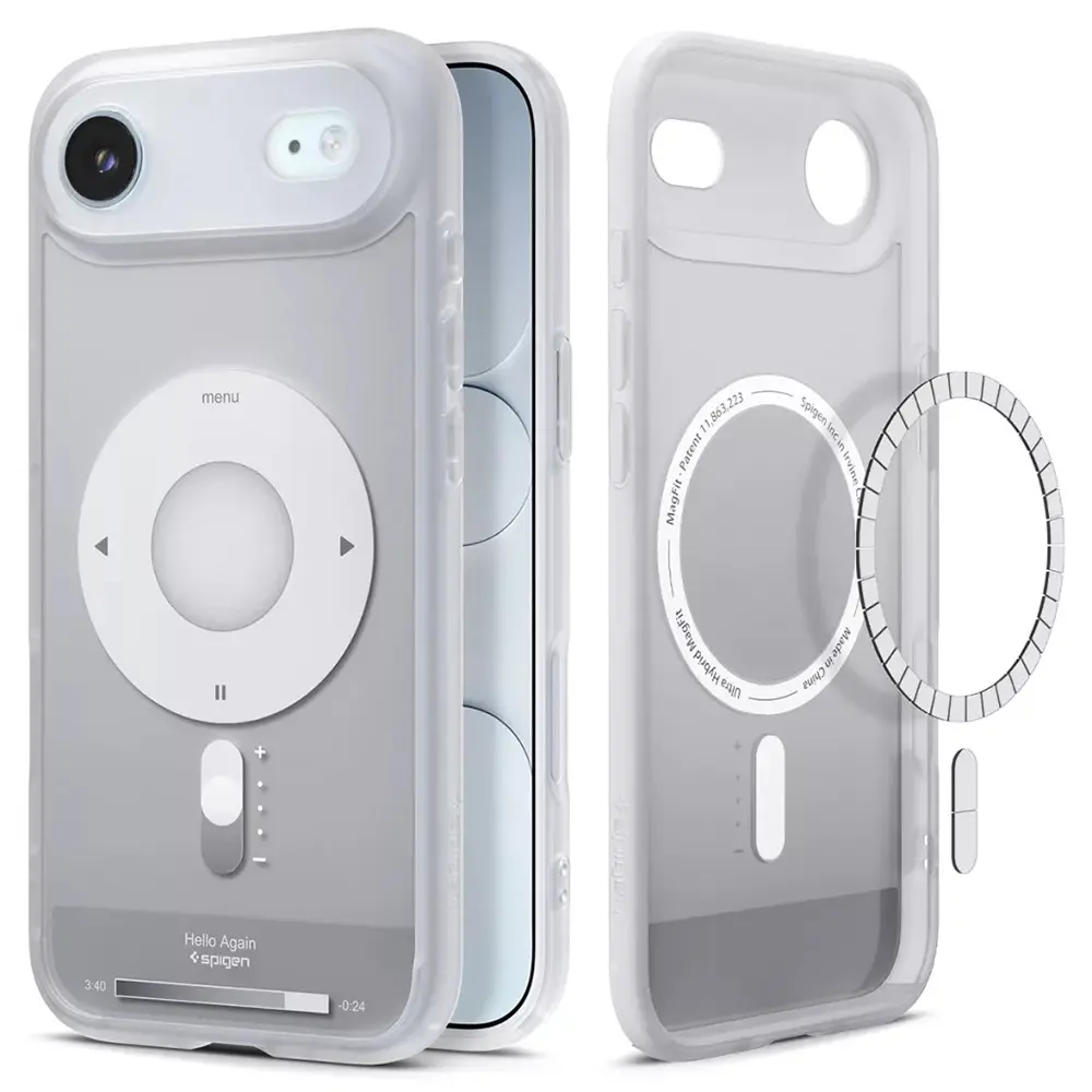 Kryt Spigen - Ultra Hybrid Classic MagSafe (ACS10322) - iPhone 17 Air - stříbrný