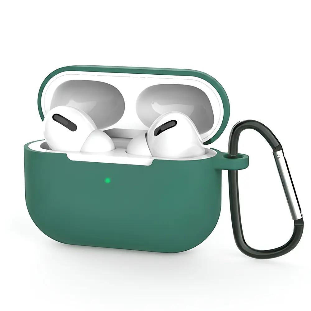 Pouzdro na sluchátka Techsuit - Silicone Case - for AirPods Pro 3 - zelené