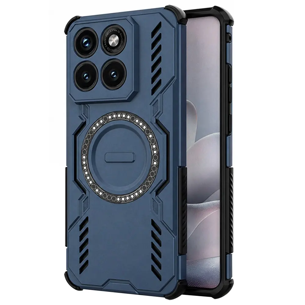 Kryt Techsuit ArmorMag Case pro Motorola Edge 70 Fusion modrý