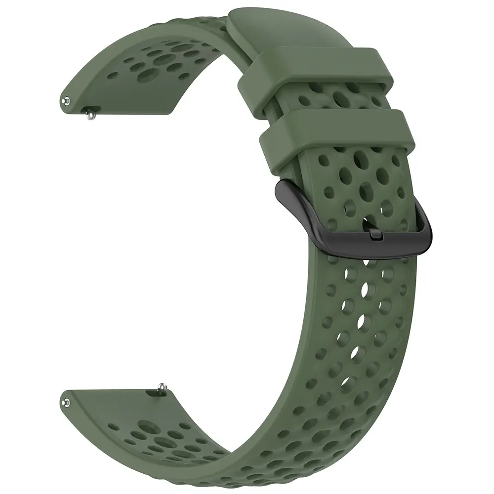 Řemínek 22mm Techsuit Watchband W083 zelený