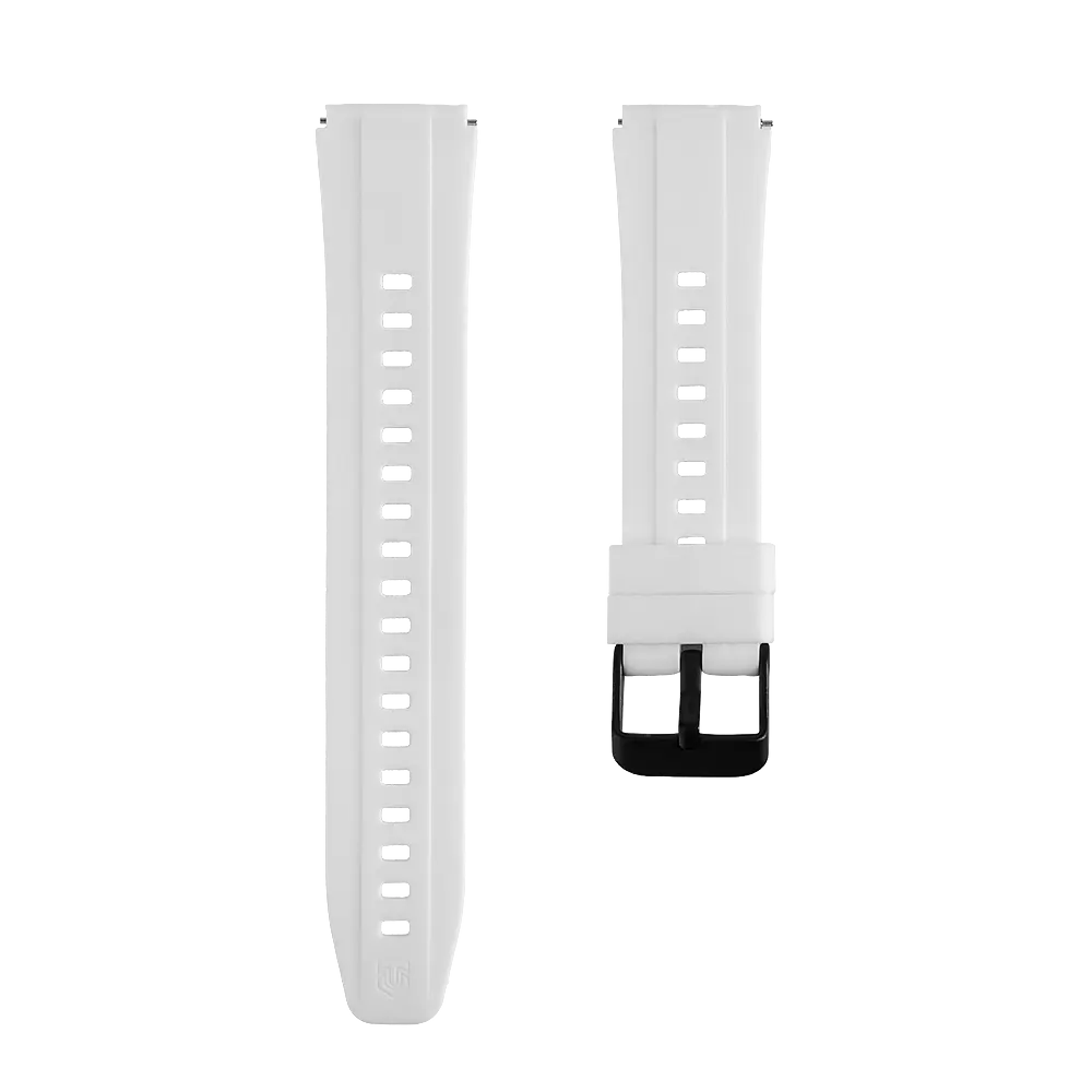 Řemínek Tactical Quick Release silikonový 18mm bílý