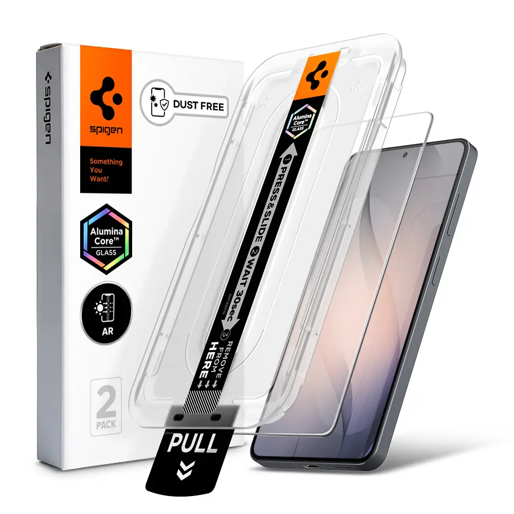 Spigen - Glas.tr EZ-FIT Pro Anti-Reflection ochranné sklo (2 ks) pro Samsung Galaxy S26 Plus - čiré
