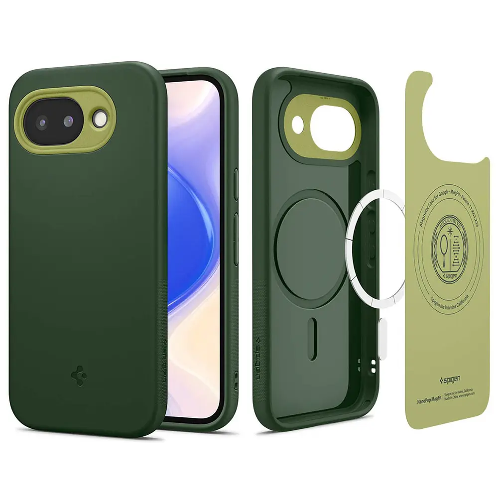 Kryt Spigen Caseology Nano Pop MagSafe pro Google Pixel 10a avokádově zelený