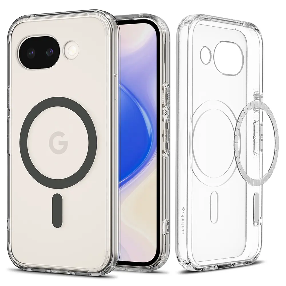 Kryt Spigen Ultra Hybrid MagSafe pro Google Pixel 10a grafitově průhledný